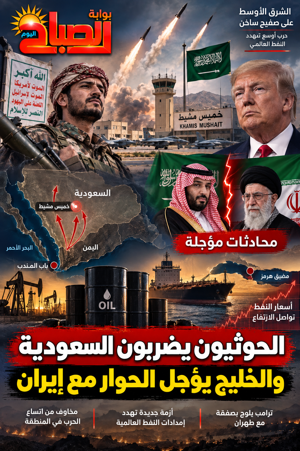 الحوثيون يضربون السعودية والخليج يؤجل الحوار مع إيران والسيناريوهات المتوقعة